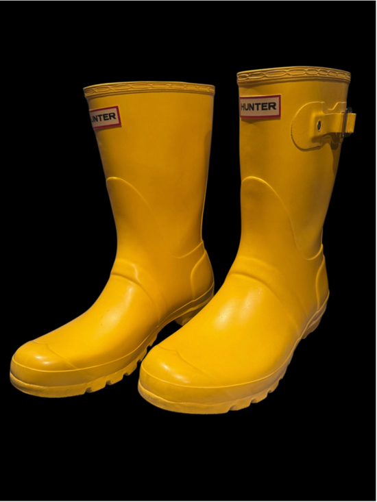 Hunter Shoes - Women's Hunter Rain Boots in Yellow